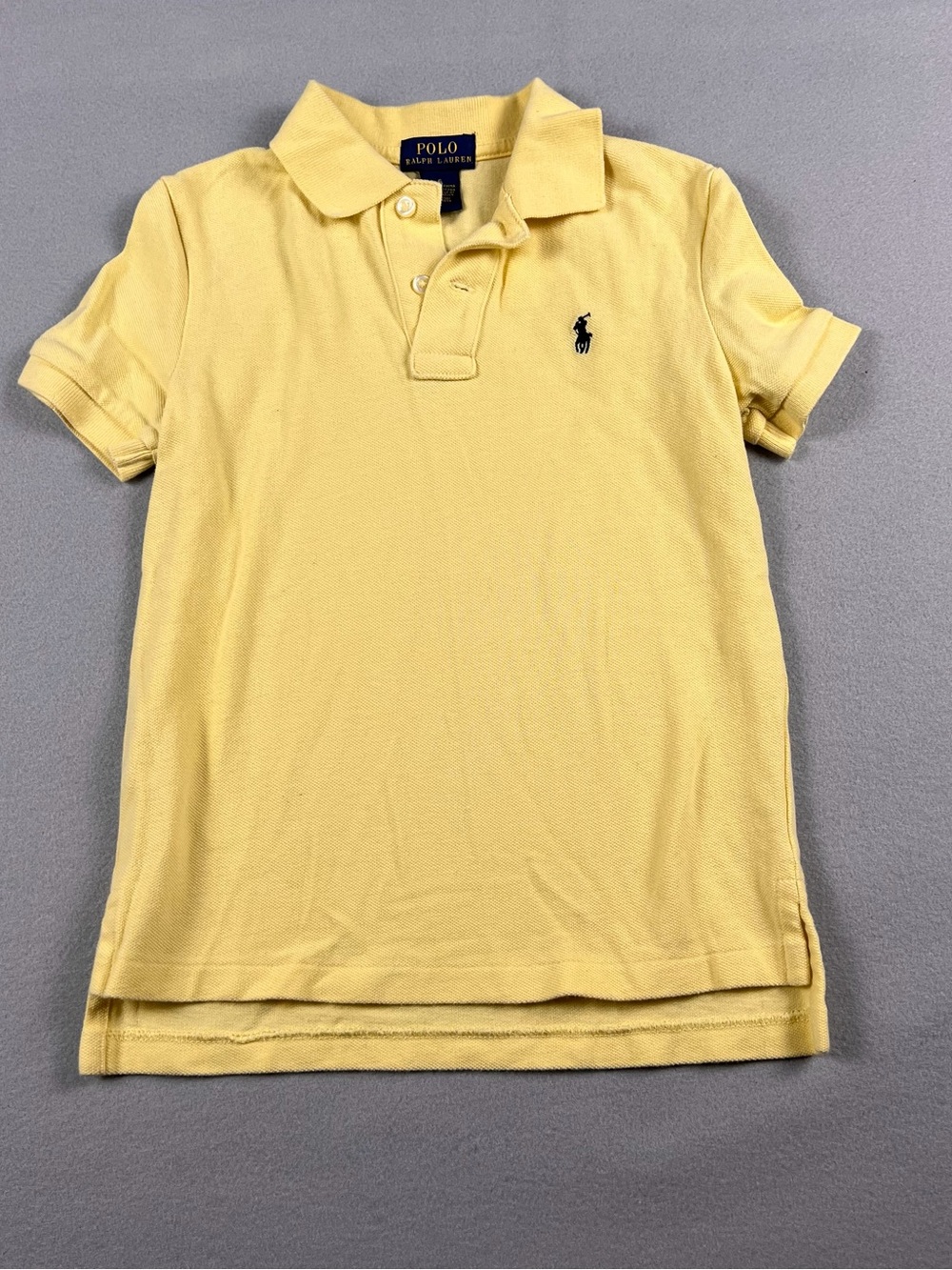 Polo by Ralph Lauren Yellow Short-Sleeve Polo with Navy Pony